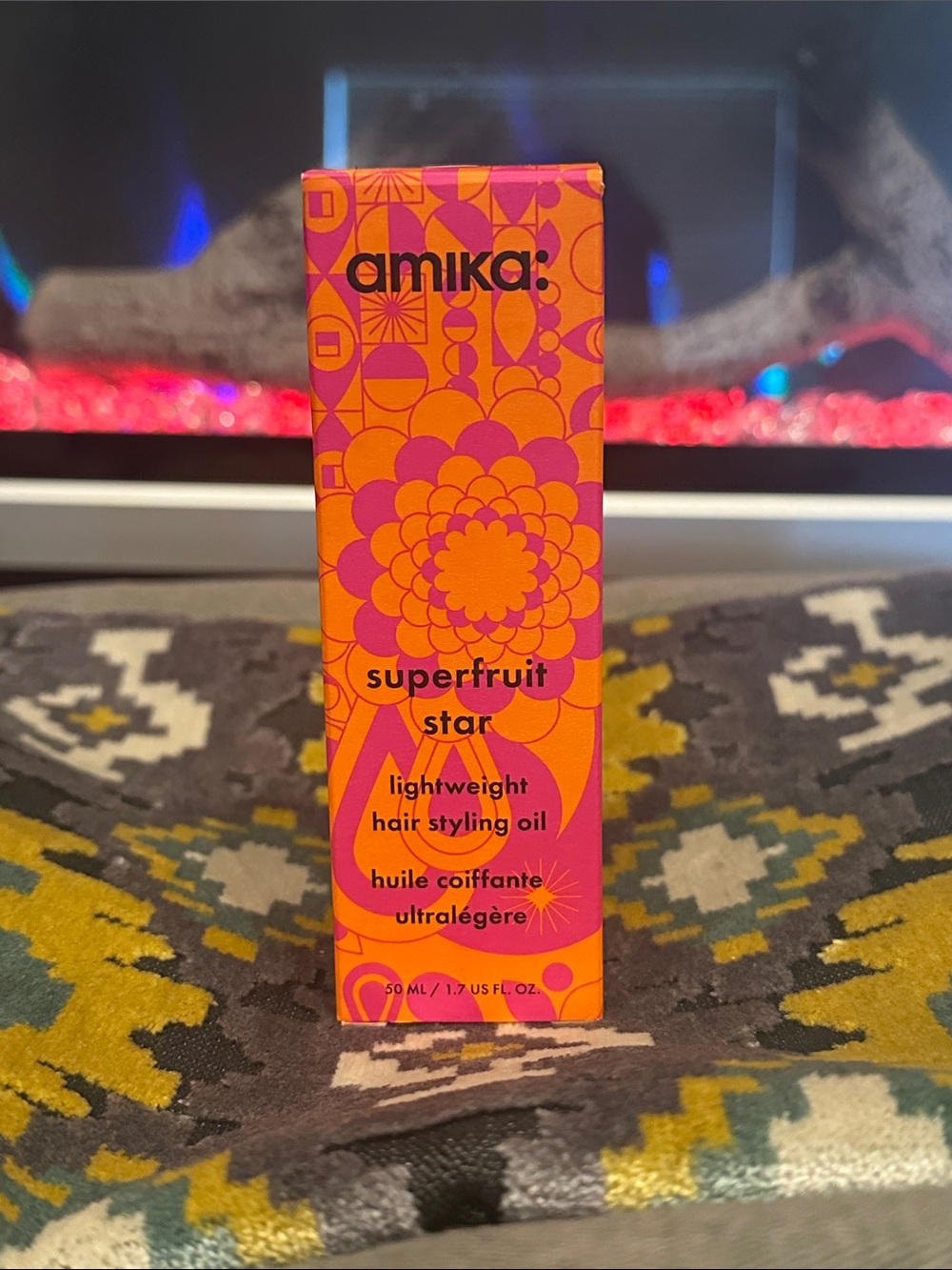 amika superfruit star lightweight hair styling oil